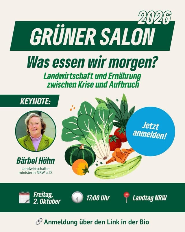 Grüner Salon - Was essen wir morgen?